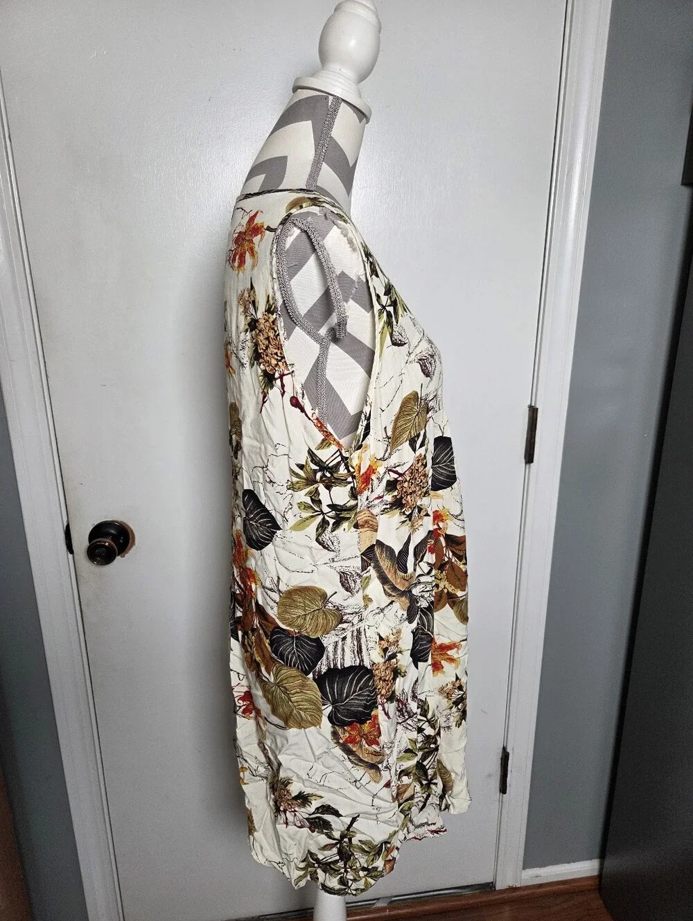 Emery Rose floral print sleeveless dress, size XL